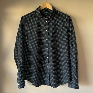 Lauren Ralph Lauren Polka Dot Button Up Shirt